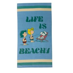 Peanuts “Life is Beachy” Snoopy Beach Towel